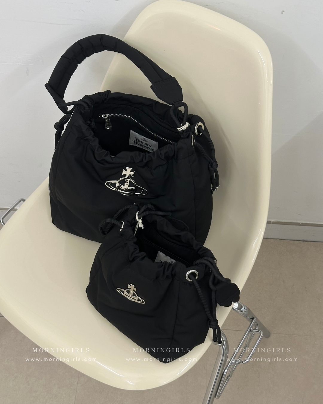Vivienne Westwood Hilary Bucket Bag 專櫃限定索索尼龍 [極難補貨! 大容量尼龍水桶袋 最後各3個現貨 完售需等半年再有補貨!]