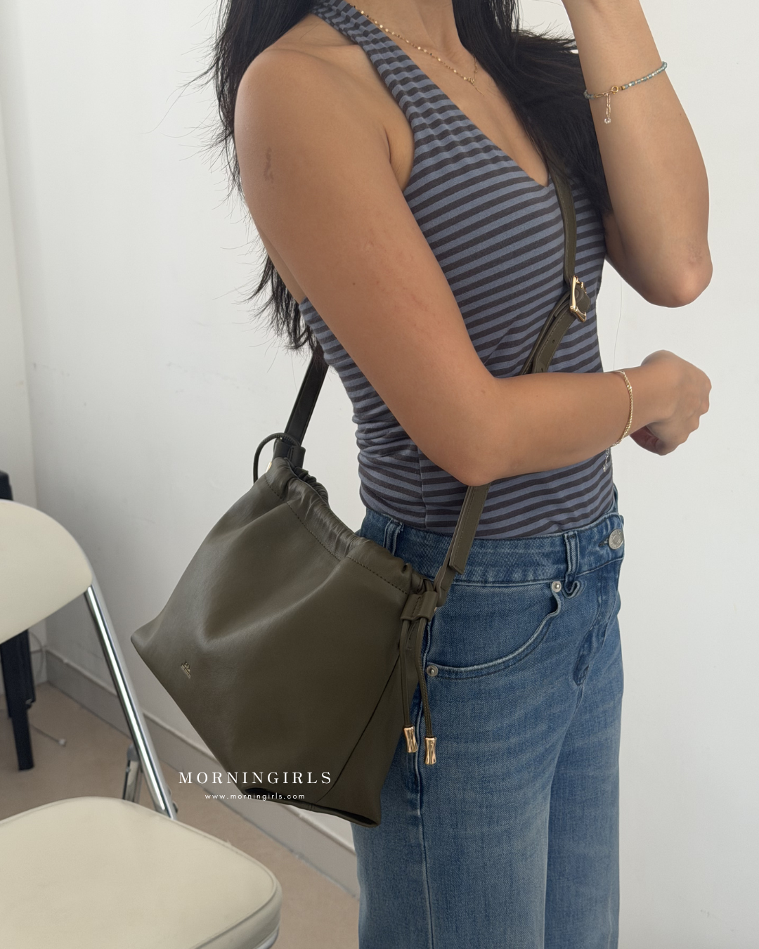A.P.C. Ninon Bag [限定灰綠輕身大容量]