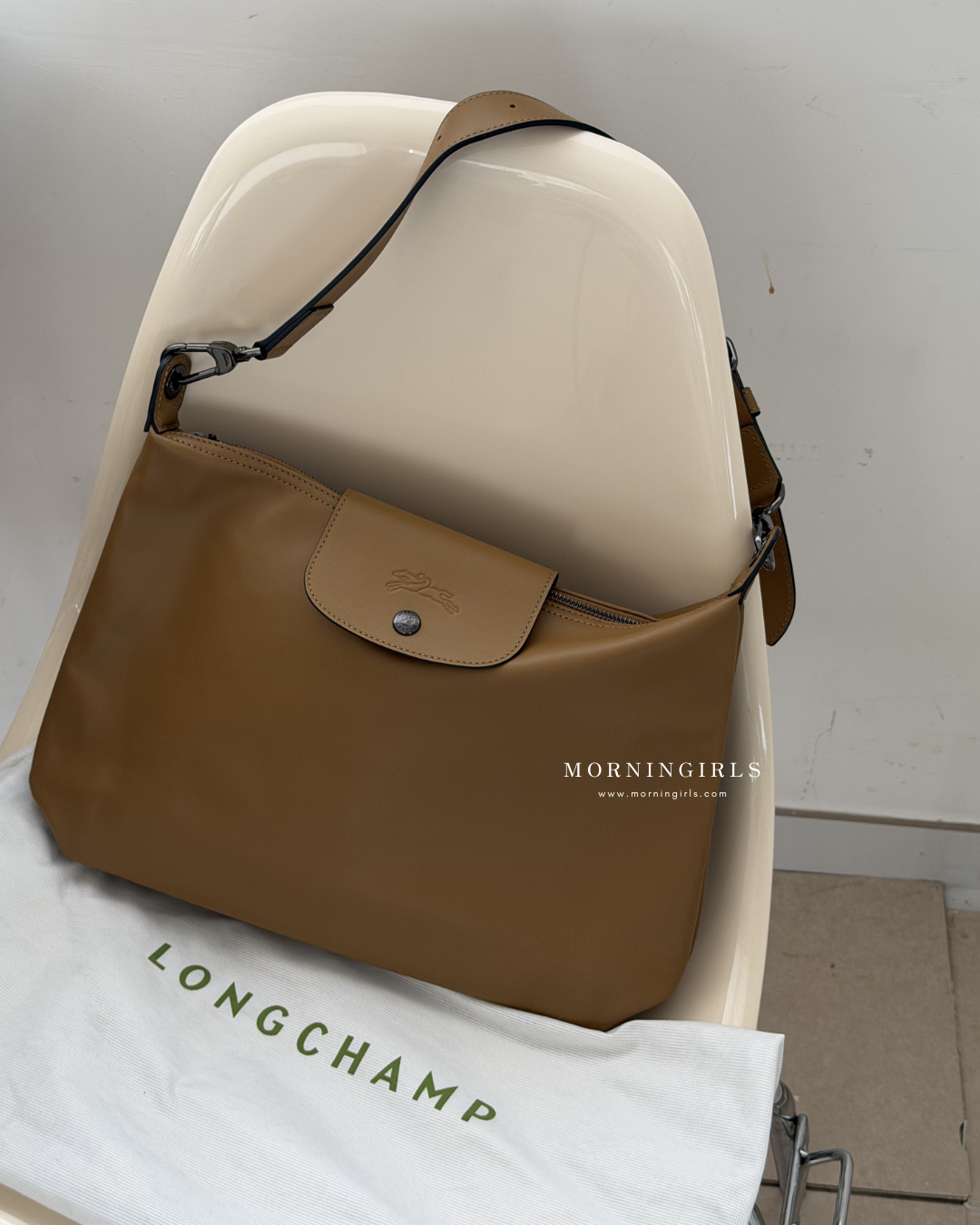 LONGCHAMP Le Pliage Xtra M Hobo Bag 超熱賣真皮系列［限時優惠中］