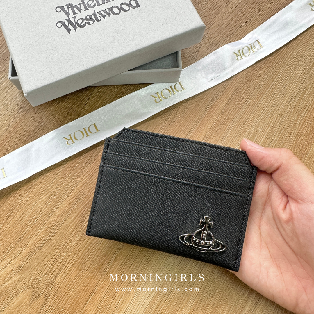 Vivienne Westwood Cardholder 黑色十字紋 [性價比超高防刮花!]