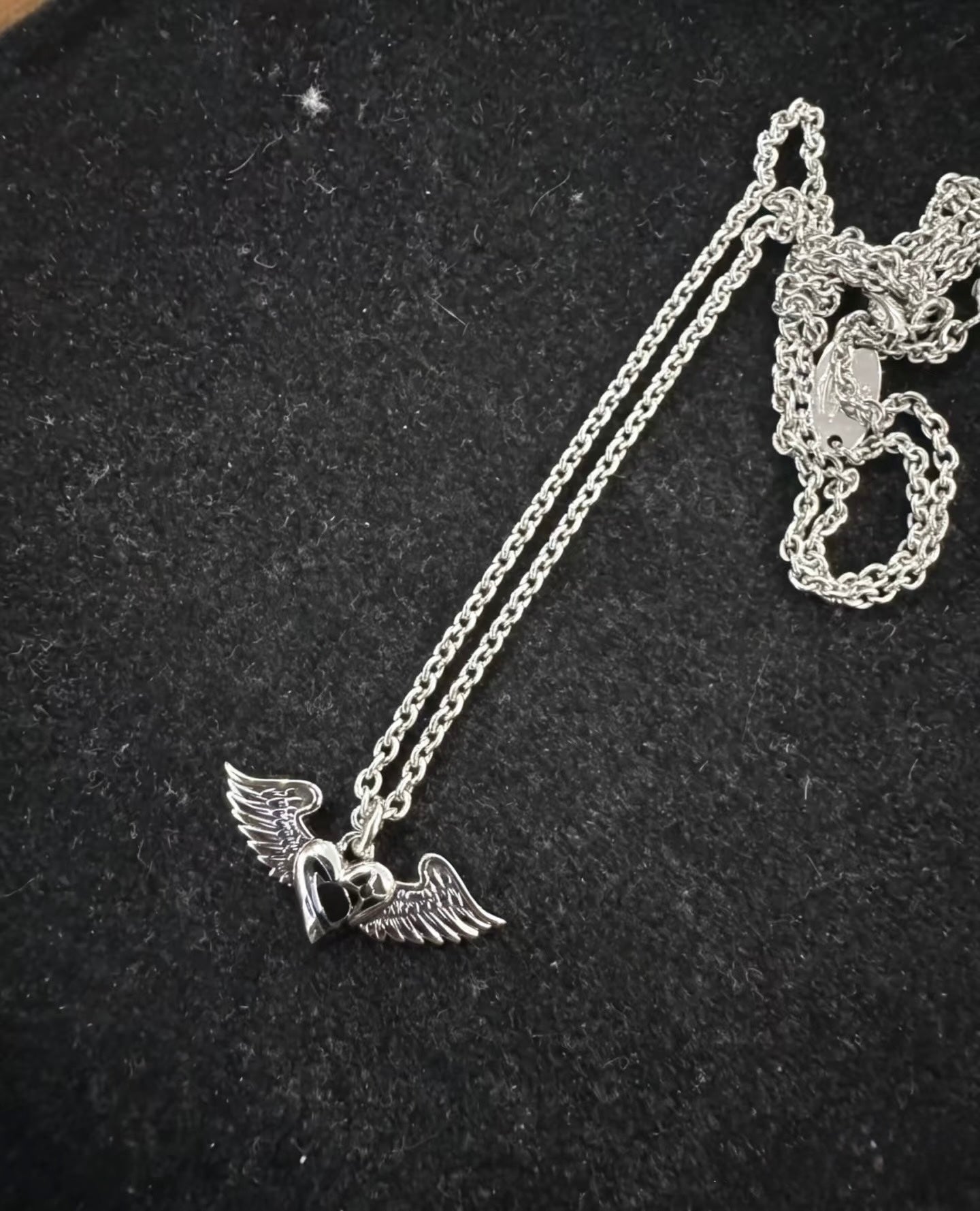 Vivienne Westwood Herbert Pendant Necklace 復古造舊天使翼 925純銀 [最新上架 頸鏈耳環同步發售!]