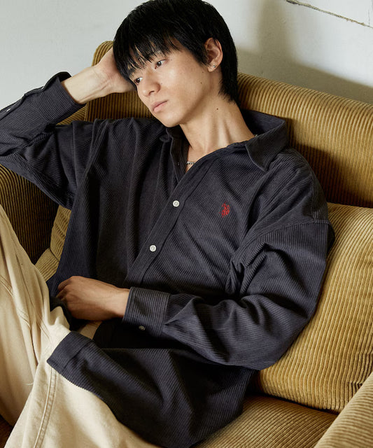 U.S. POLO ASSN. X PUBLUX寬鬆燈芯絨恤衫 [男女可穿unisex 新品優惠中]