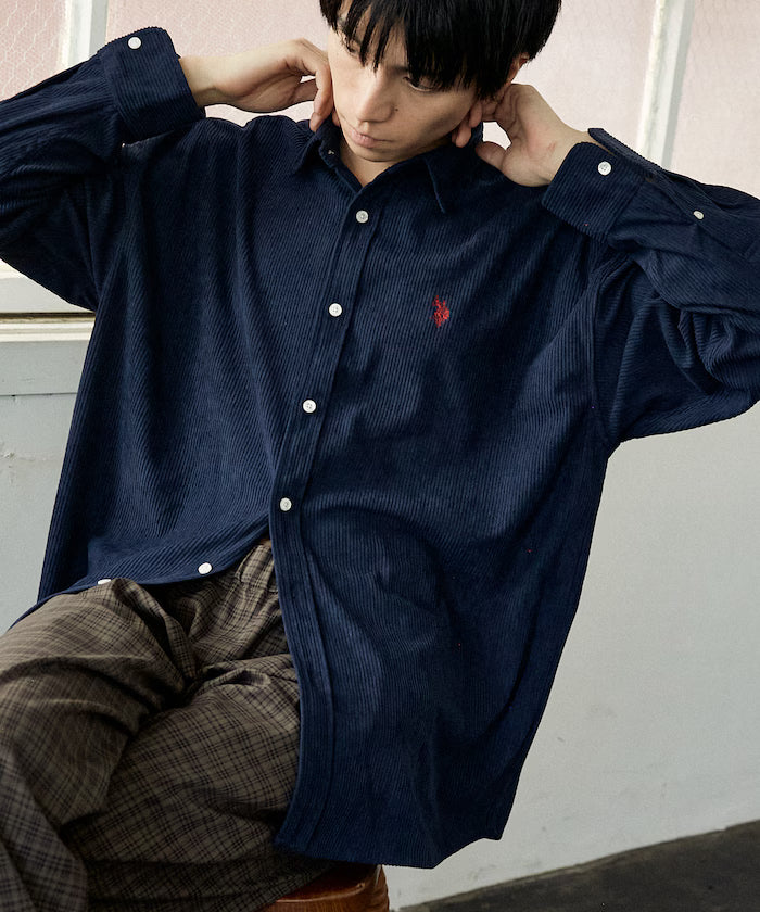 U.S. POLO ASSN. X PUBLUX寬鬆燈芯絨恤衫 [男女可穿unisex 新品優惠中]