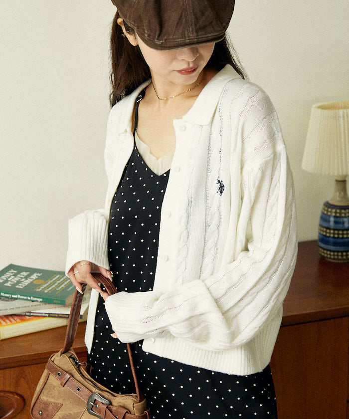 U.S. POLO ASSN. X PUBLUX 大人氣企領針織鈕扣毛衣 [日本直送新品優惠中]