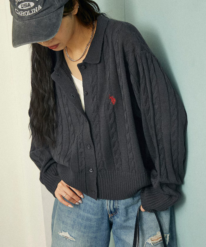 U.S. POLO ASSN. X PUBLUX 大人氣企領針織鈕扣毛衣 [日本直送新品優惠中]