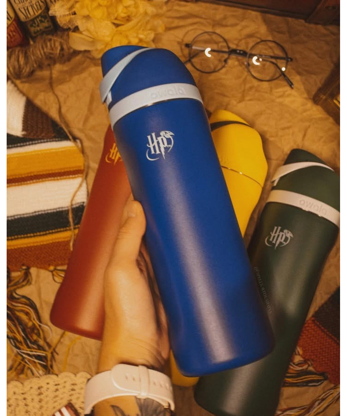 美國 Owala Harry Potter Collection FreeSip隔熱不鏽鋼吸管水瓶 24oz