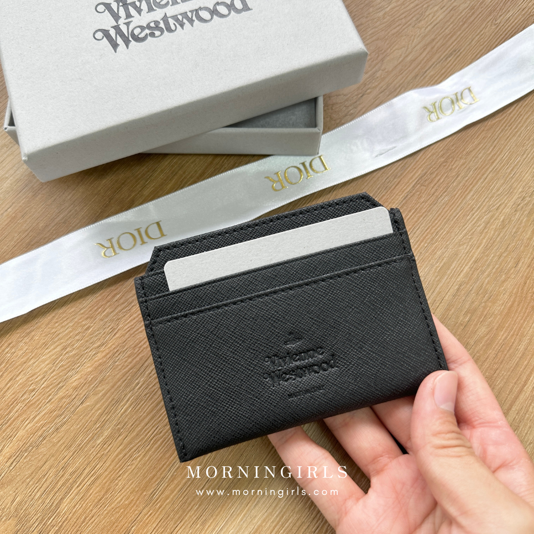 Vivienne Westwood Cardholder 黑色十字紋 [性價比超高防刮花!]