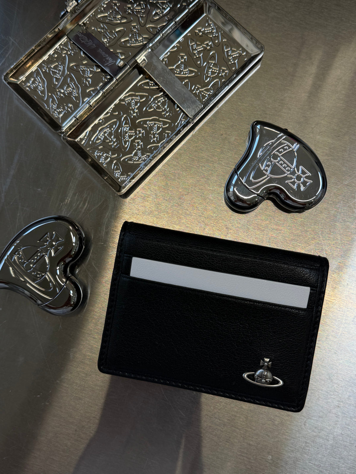 Vivienne Westwood Bifold Cardholder 100%真牛皮 質感滿分［超美奶白牛皮 溫柔感滿滿!］
