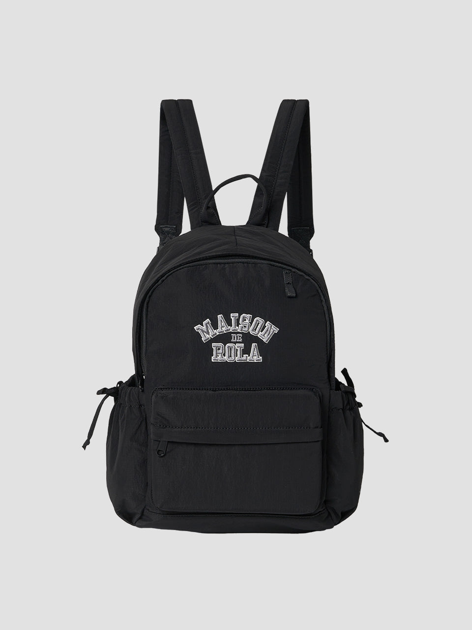 韓國選物🇰🇷Rolarola Maison De Rola Campus Logo Backpack 學院風復古Logo背包［張員瑛PICK! 基本防潑水大容量極輕便! 返學首選］