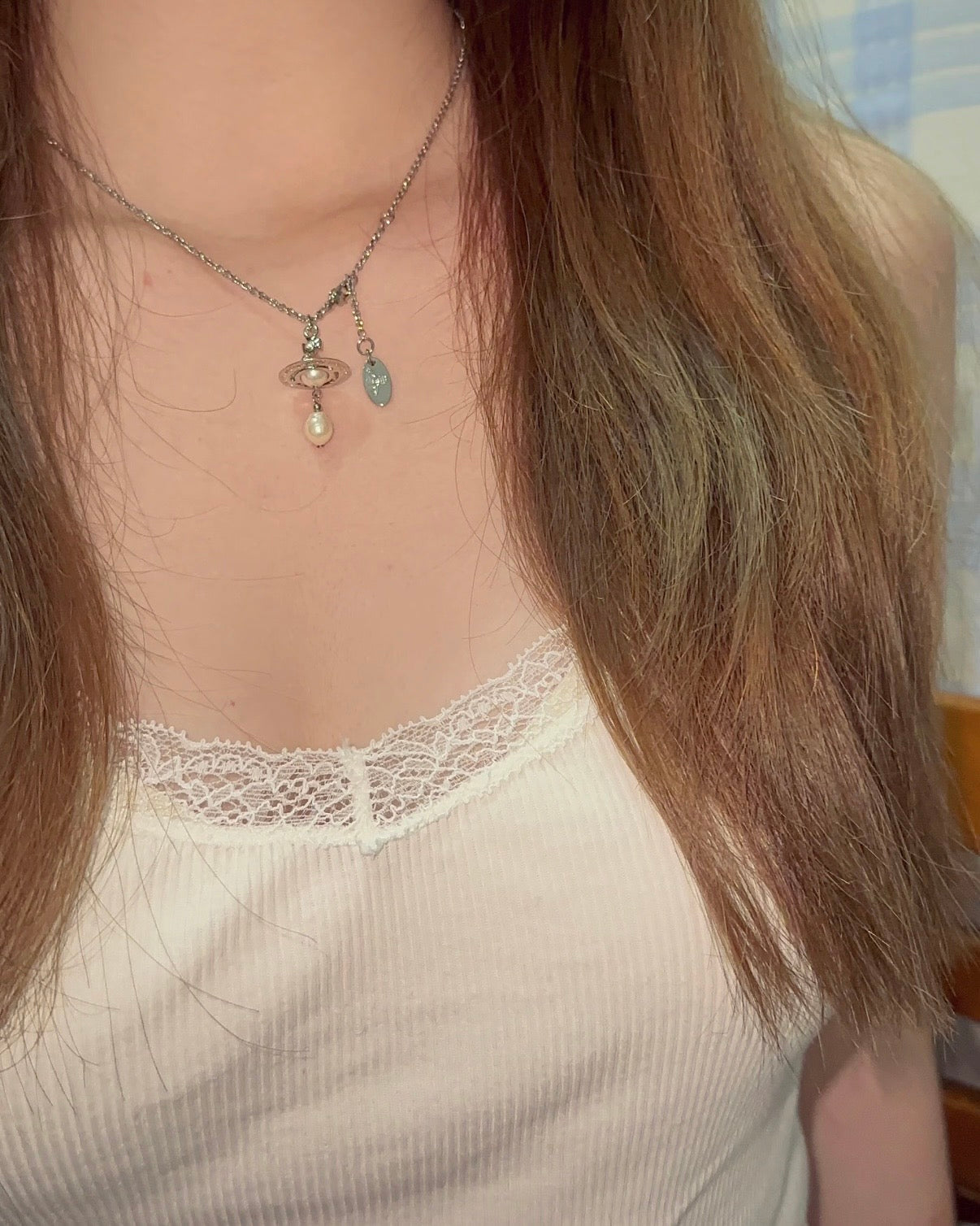 Vivienne Westwood Aleksa Necklace 巴洛克水滴珍珠 [超人氣熱賣現貨中 LE SSERAFIM & Arin同款]