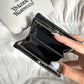 Vivienne Westwood Small Frame Wallet 黑色十字紋
