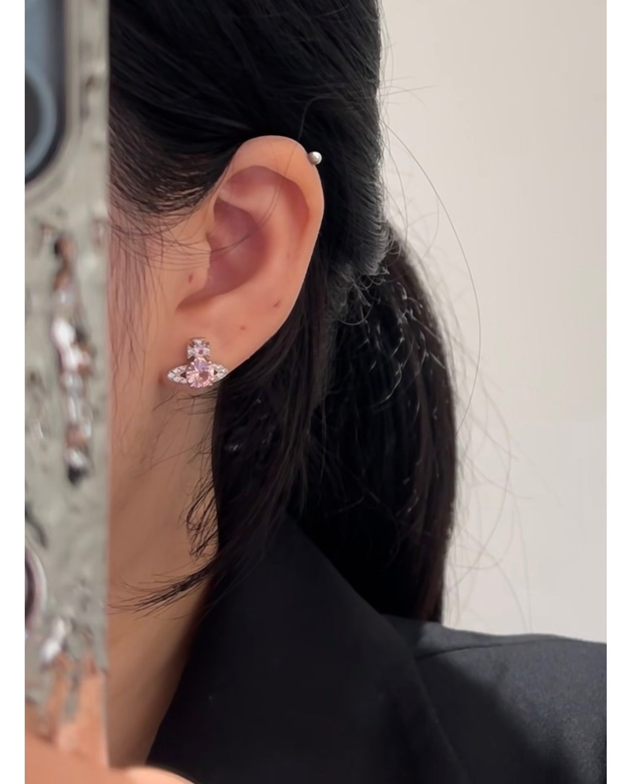 Vivienne Westwood Ismene Earrings [超美粉鑽耳環!]