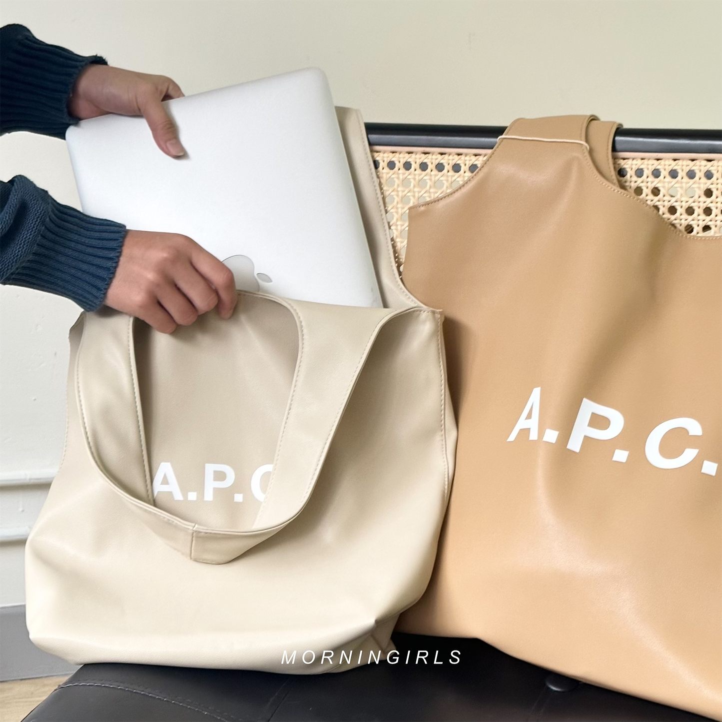 A.P.C. 2024 Seasonal Colour CREAM 奶油［超罕有Ninon Tote Bag RESTOCK兼有折扣!］