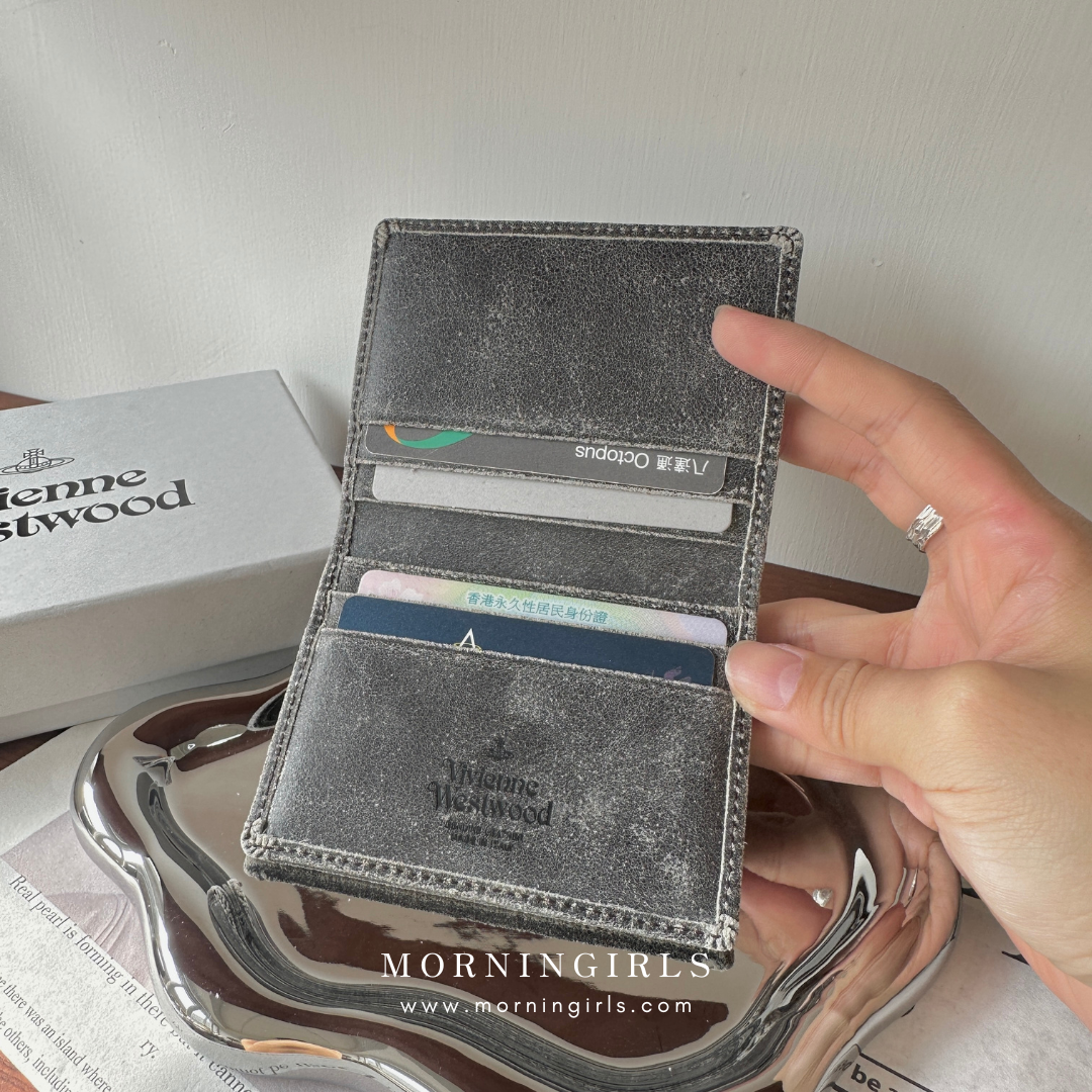 Vivienne Westwood 復刻系列 Bifold Cardholder VINTAGE GREY