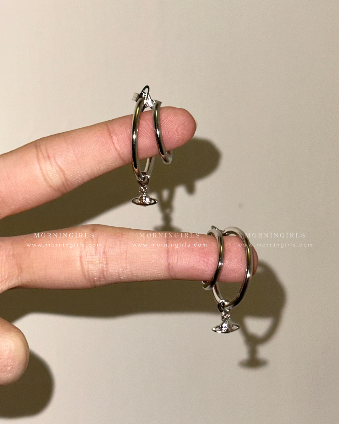 Vivienne Westwood Ronda Earrings [限定款雙圈錯覺星球耳圈 只有兩對現貨]