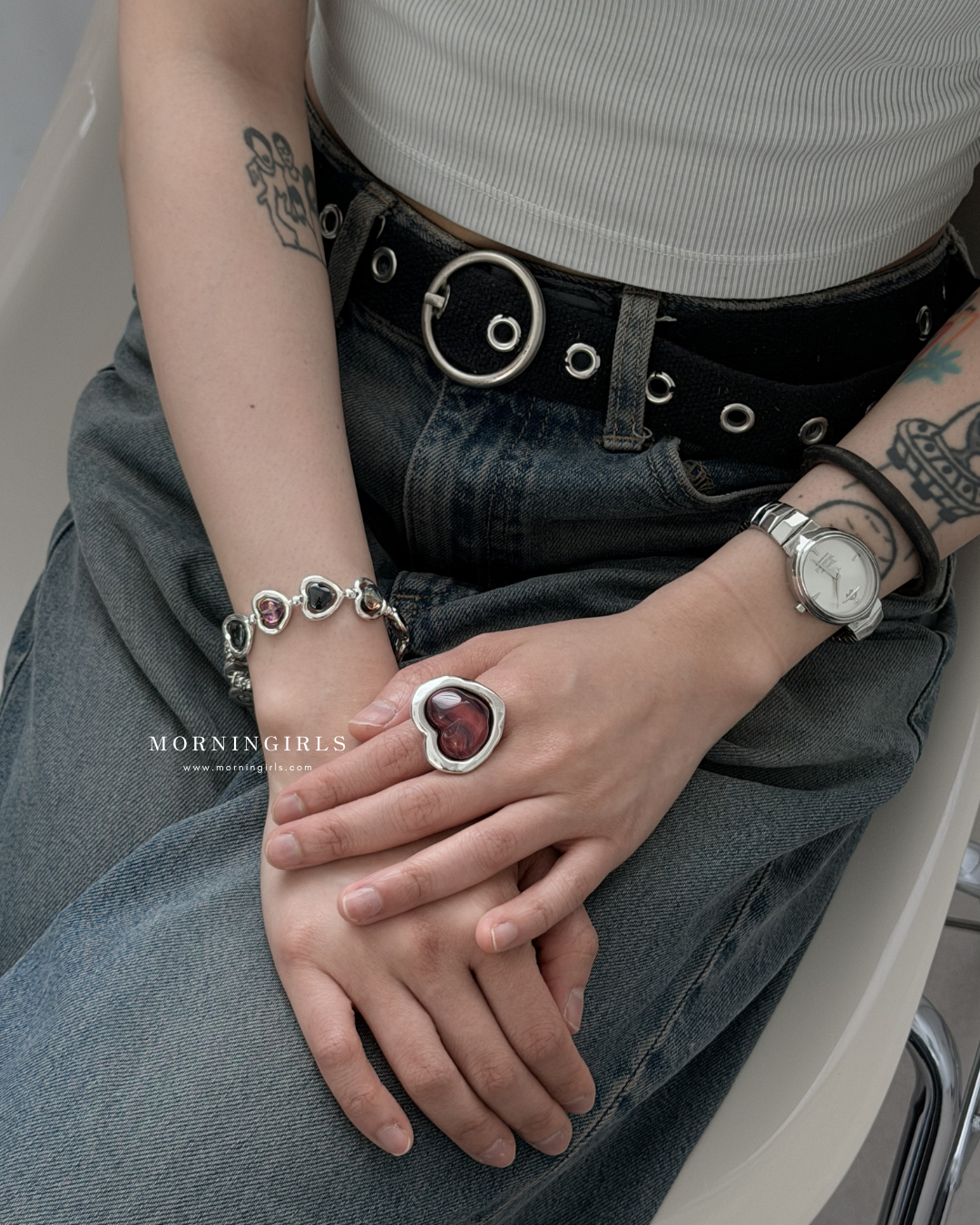 Otro Accesorio 西班牙手工飾物 - Heart Layered Bracelet