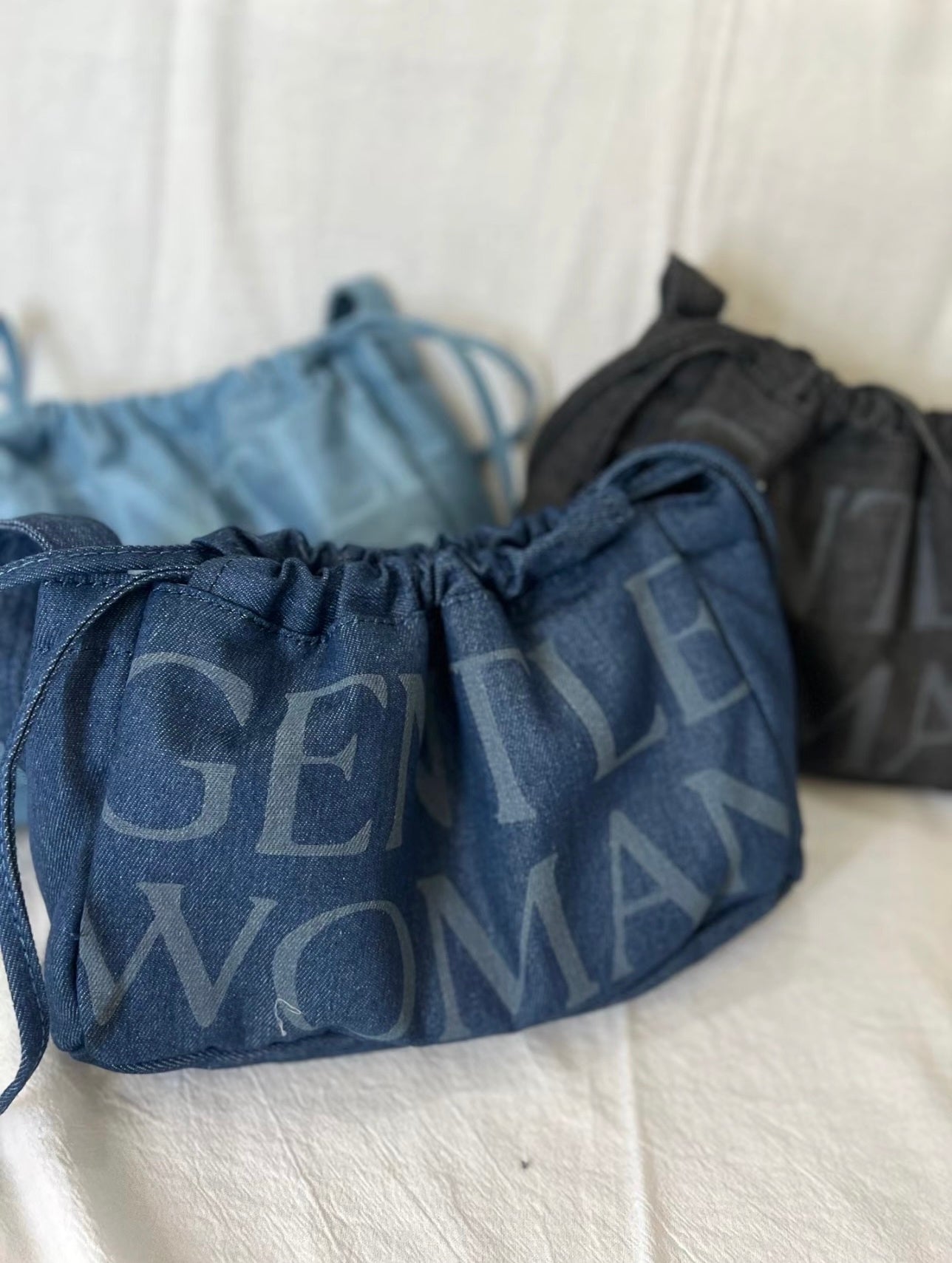 Gentlewoman Denim Dumpling Bag 牛仔