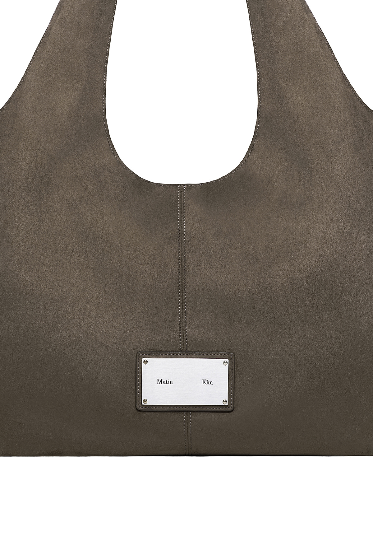 最新韓國選物🇰🇷 Matin Kim Side Zip Suede Shoulder Bag 側拉鍊麂皮流蘇單肩袋￼［復古麂皮 簡約大容量！］