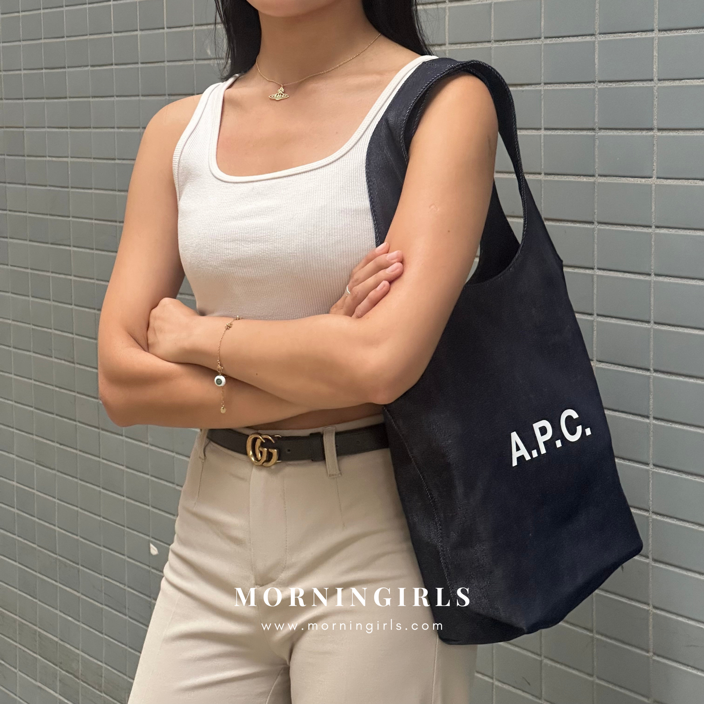 A.P.C. Ninon Tote Bag [SS24最新重磅牛仔布!]