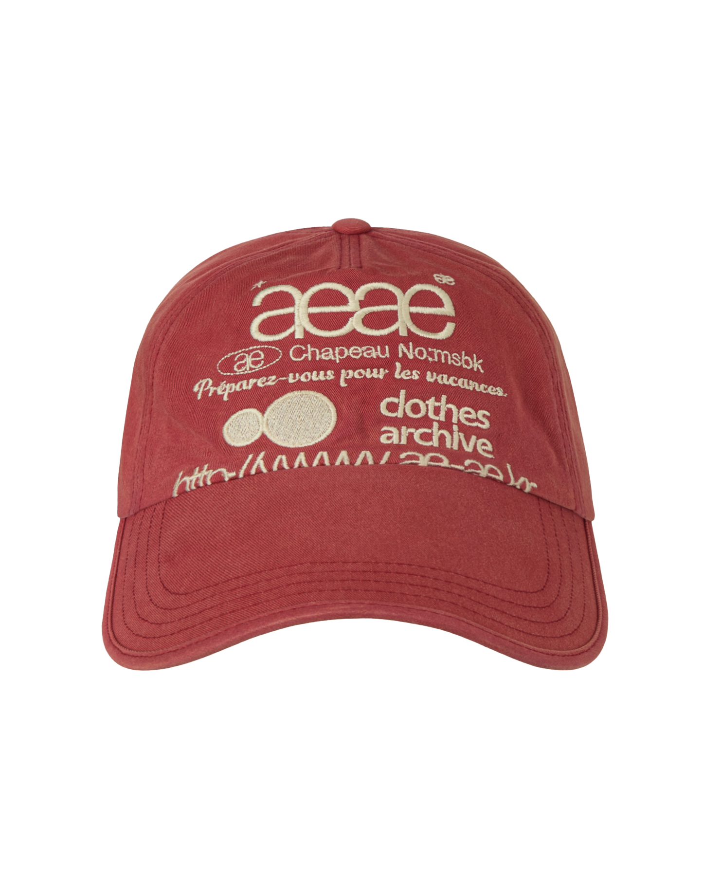 Aeae Web Logo Washed 5 Pannel Ball Cap 最新韓國選物🇰🇷復古洗水棒球帽［Made in Korea🇰🇷經典Logo設計 日常佩戴OK!］