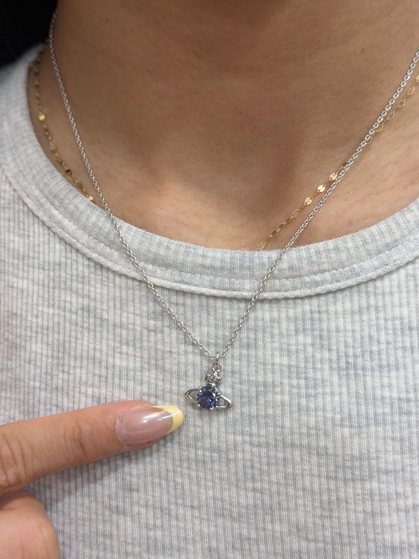 Vivienne Westwood Reina Necklace 2026最新限定薰衣草紫色 💜[低調精緻小閃鑽]