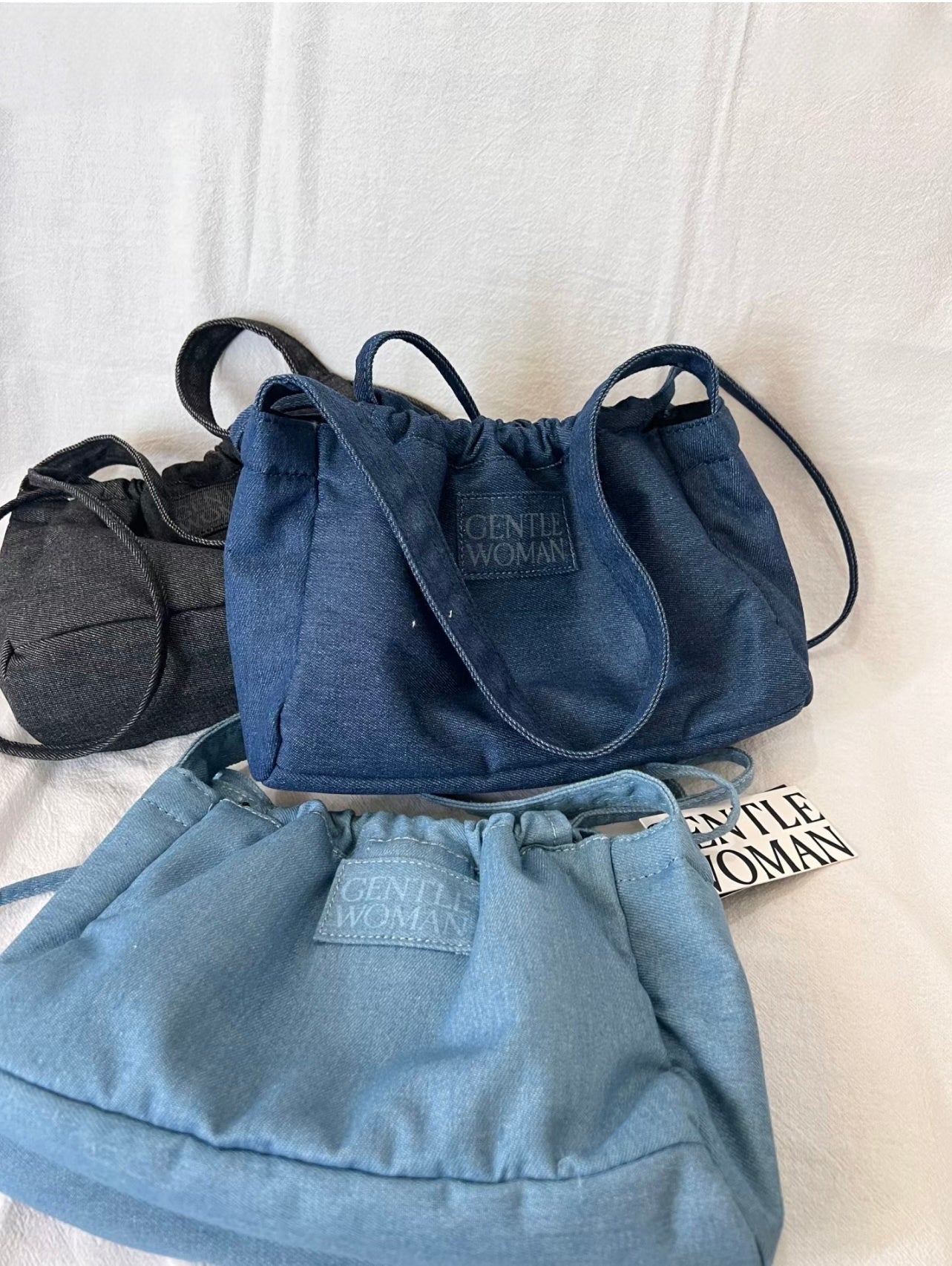 Gentlewoman Denim Dumpling Bag 牛仔