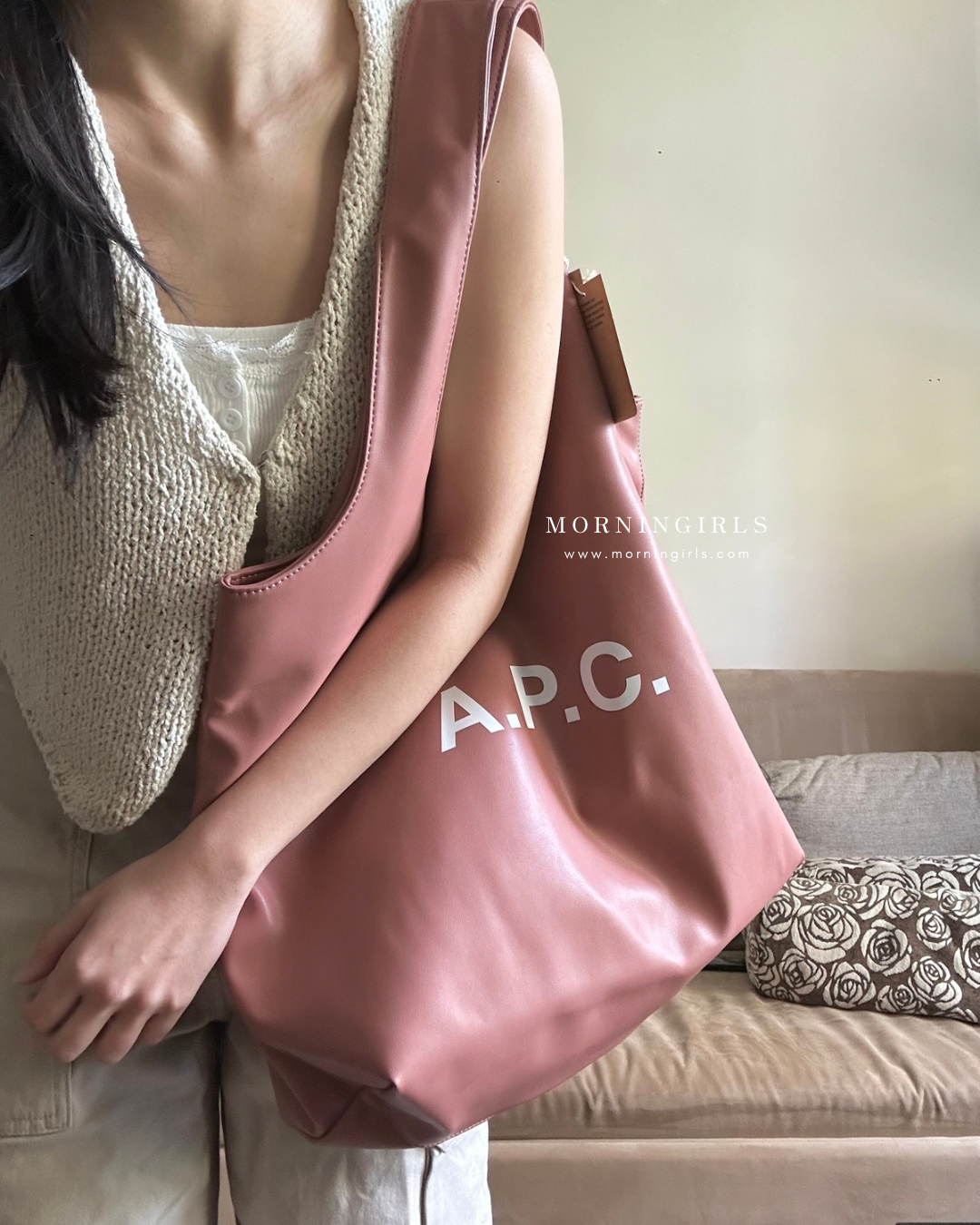A.P.C. Ninon Tote Bag［SS25春季最新限定乾燥玫瑰&天空藍 已自留天空藍!］