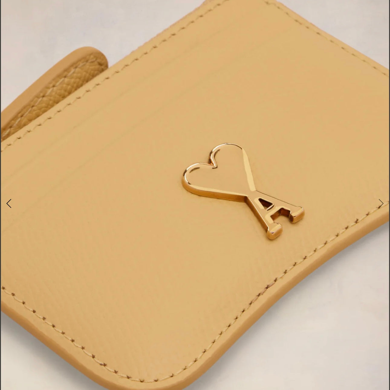 Ami Paris Paris Zipped Cardholder 荔枝皮［限時新品優惠!］