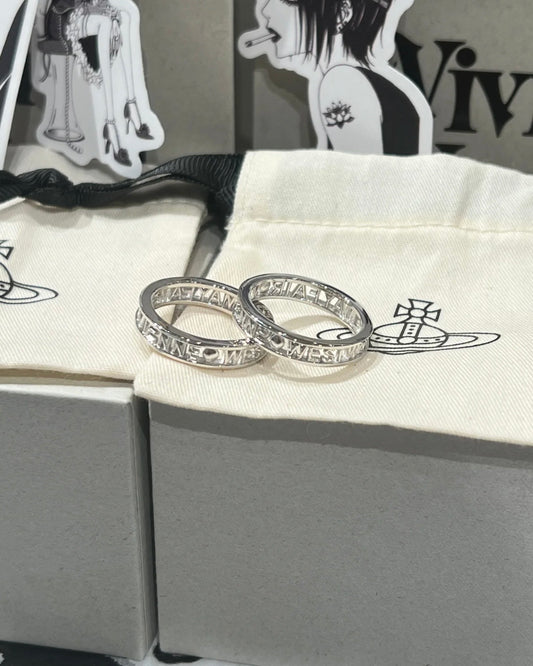 Vivienne Westwood Westminster Ring 簡單設計超適合情侶戎[925純銀 可基本濕水!]