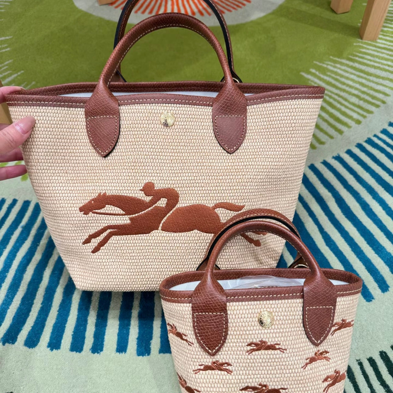 LONGCHAMP Le Panier Pliage S Basket Bag [連長肩帶!]