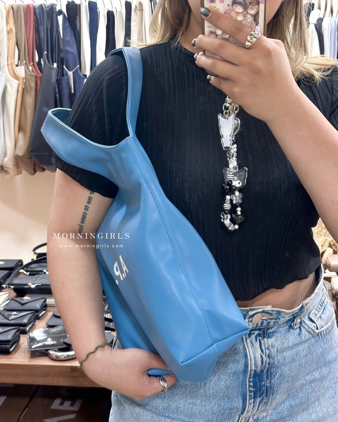 A.P.C. Ninon Tote Bag［SS25春季最新限定乾燥玫瑰&天空藍 已自留天空藍!］