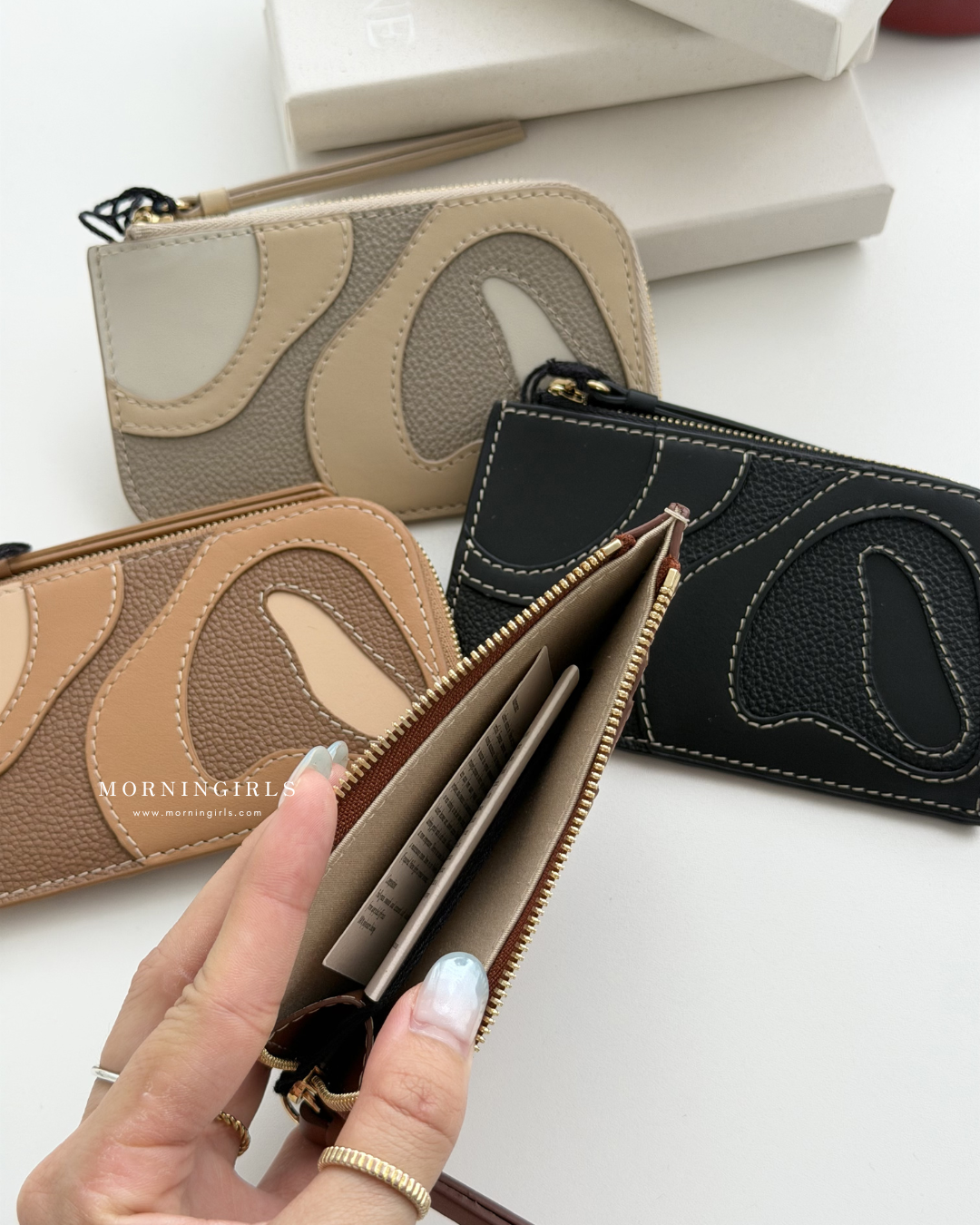 POLENE Atla Cardholder 牛皮卡套 [法式高級感!]