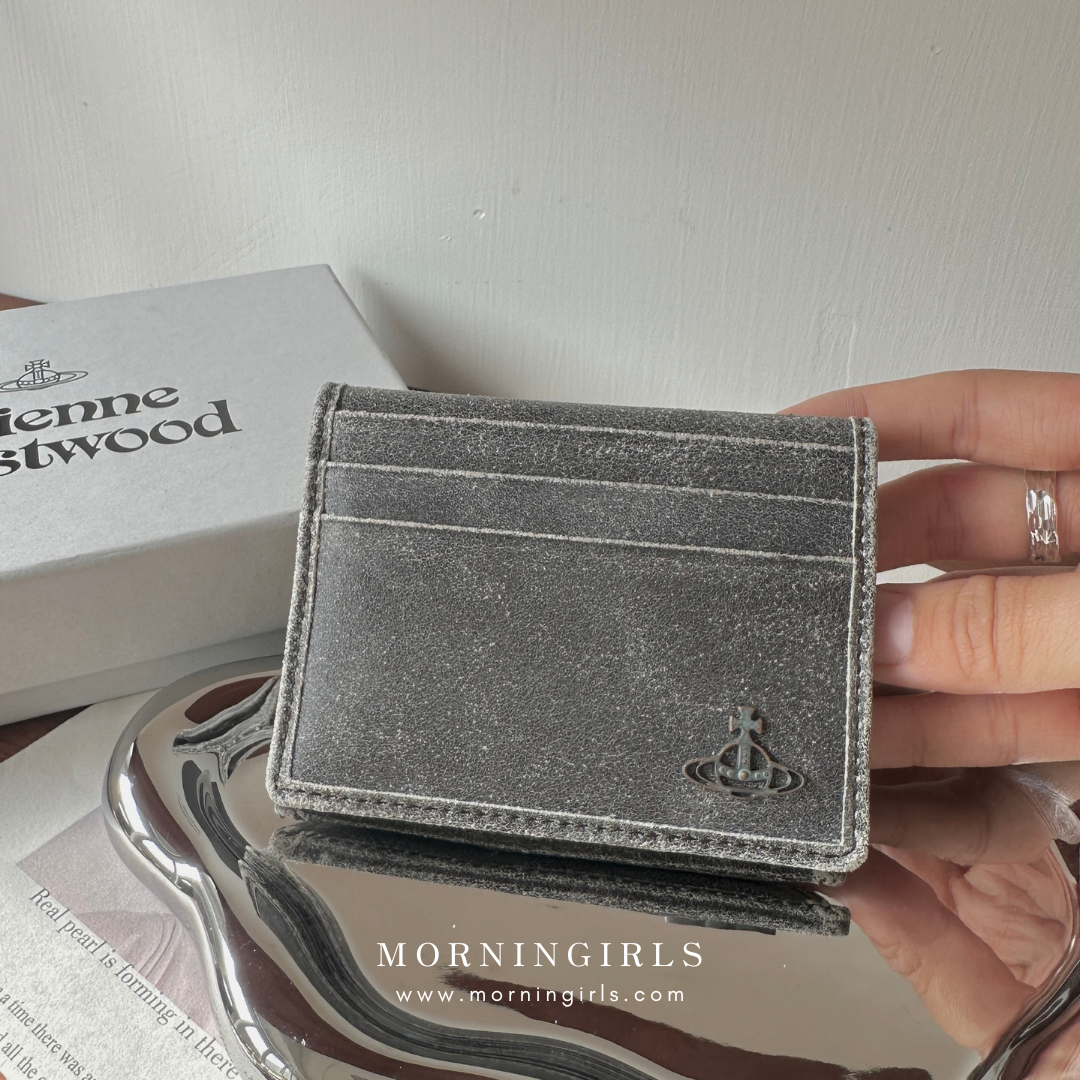 Vivienne Westwood 復刻系列 Bifold Cardholder VINTAGE GREY