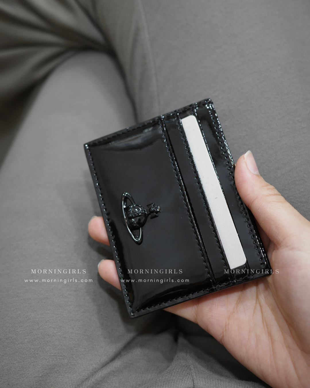 Vivienne Westwood Cardholder 漆皮黑 [限時優惠中!]
