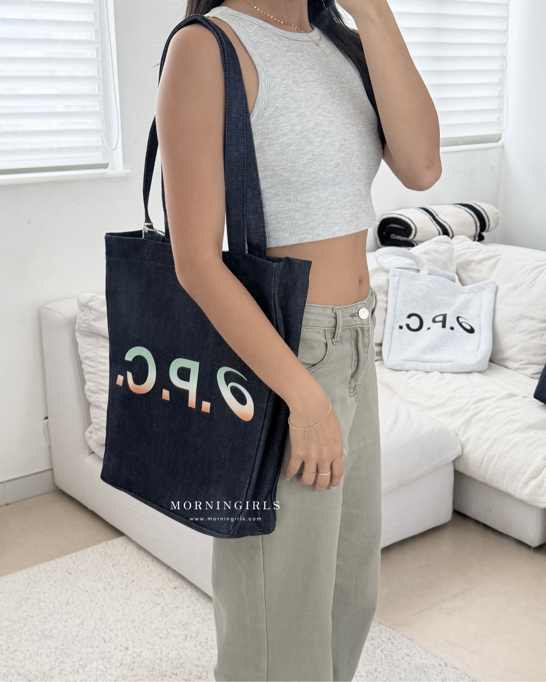 A.P.C. X Asics Tote Bag［絕美運動品牌聯名 法式簡約感］