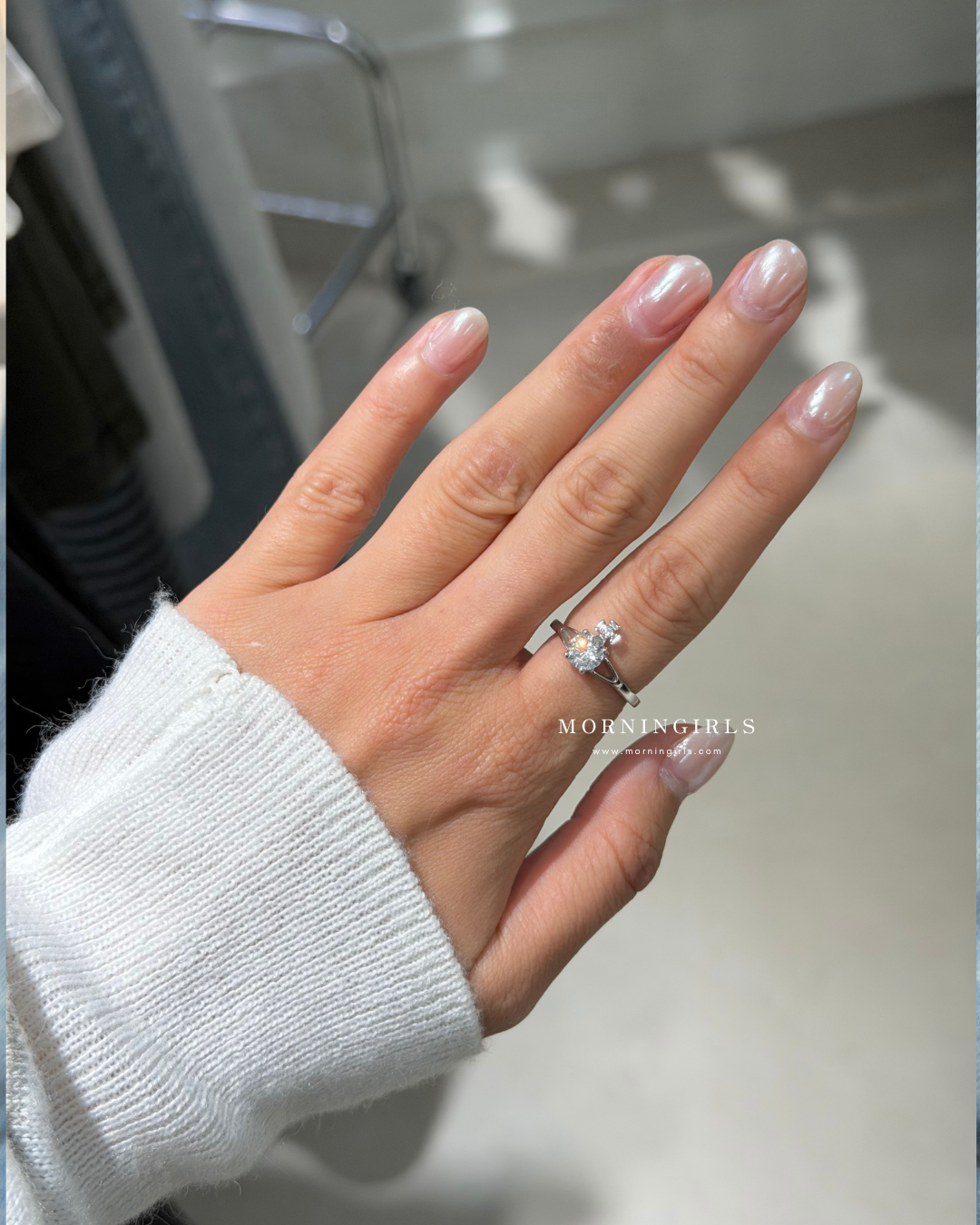 Vivienne Westwood Reina Ring - Understated and Exquisite Small Diamond Collection [925 Sterling Silver, generally waterproof!]