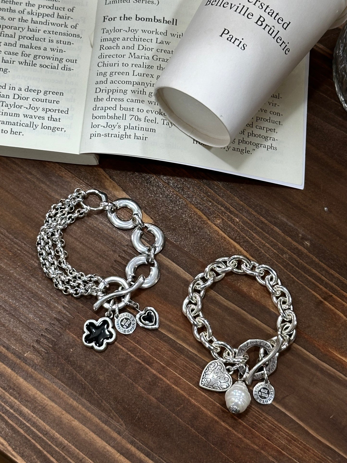 Otro Accesorio 西班牙手工飾物 - Flower Heart Bracelet [NEW ITEM! 超推薦必買!]