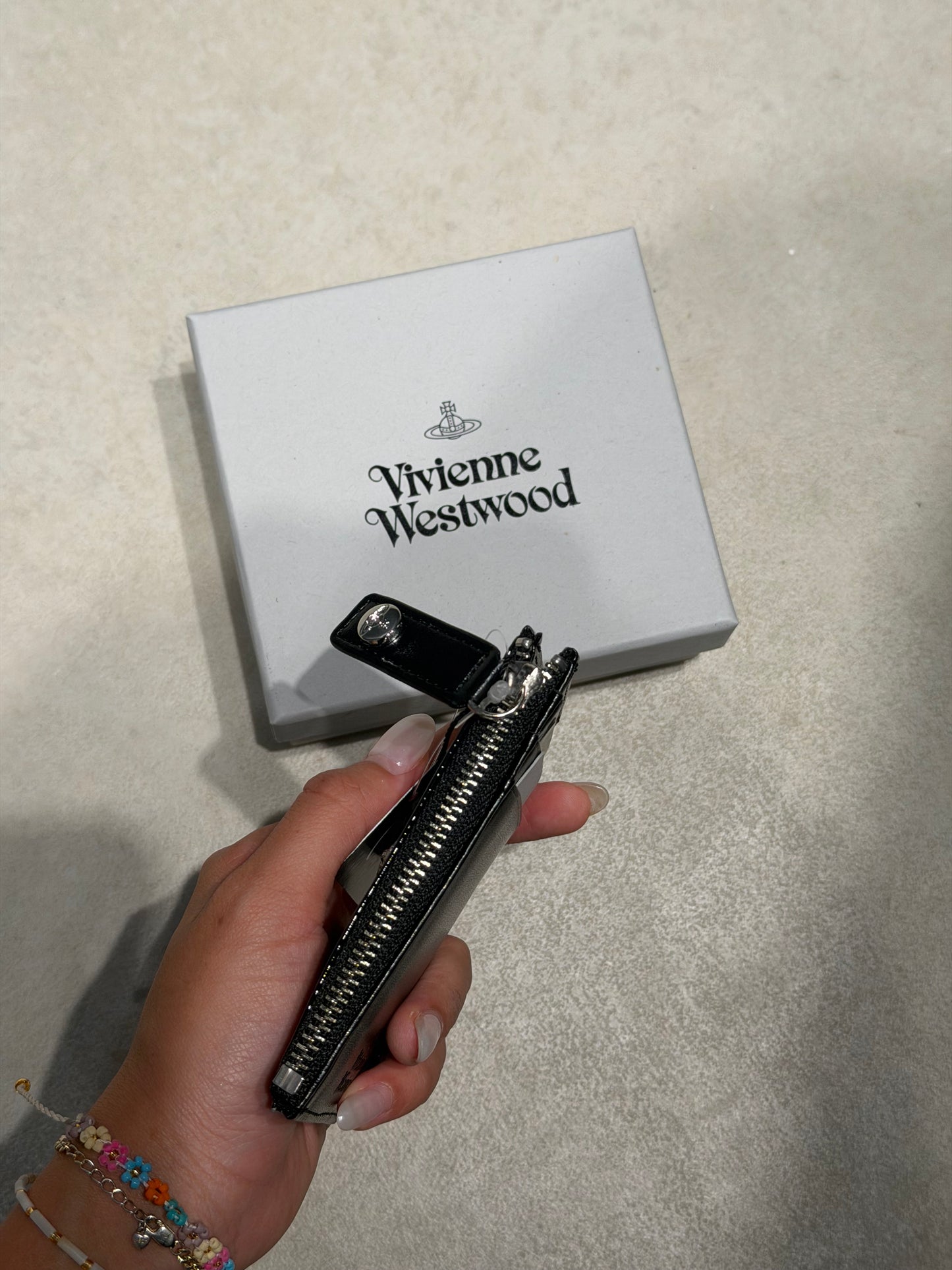 Vivienne Westwood Slim Long Cardholder 閃鑽漆皮卡套