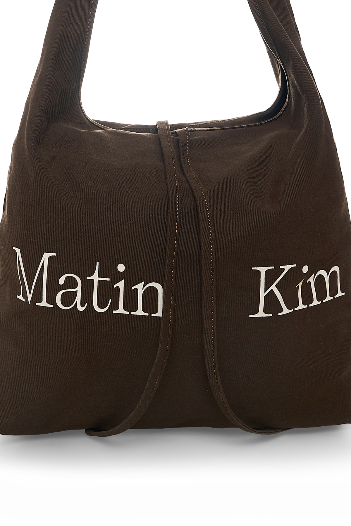 Matin Kim Logo Point Round Ecobag 最新韓國選物🇰🇷經典Logo蝴蝶結環保袋［輕盈隨性風 容量超大!］