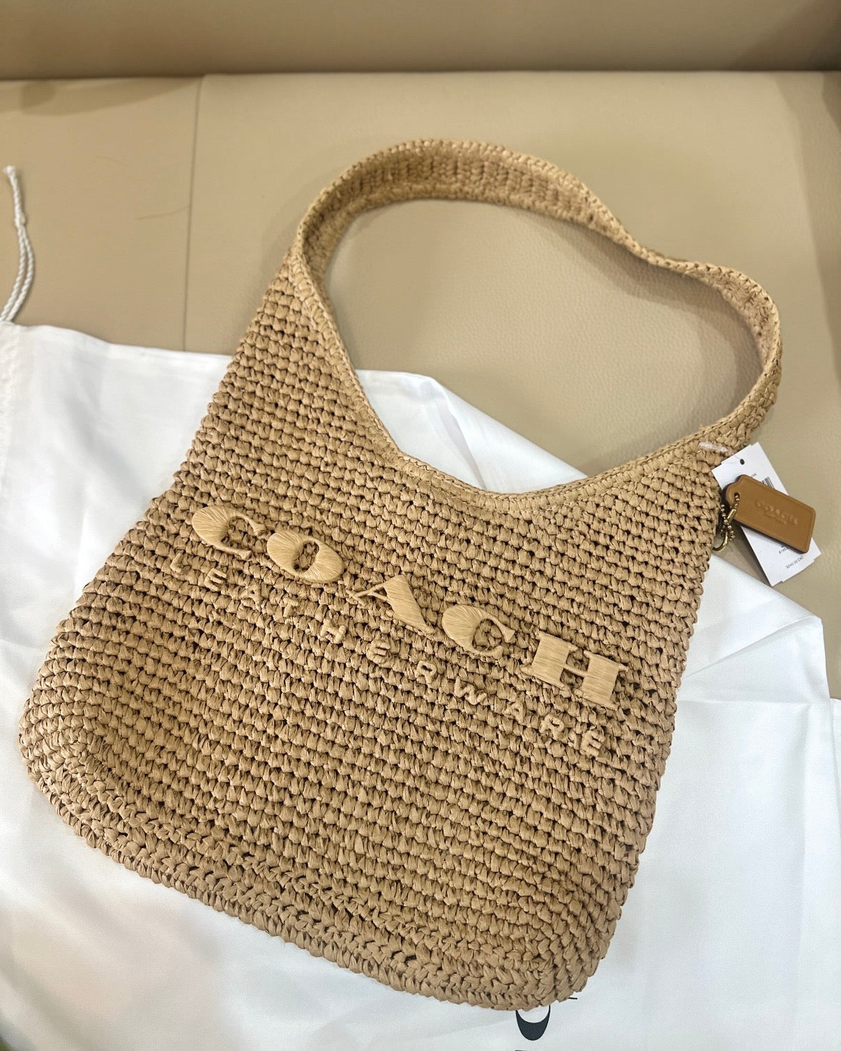 Coach Brooklyn 草編袋 [南法度假風🍋夏季限定]