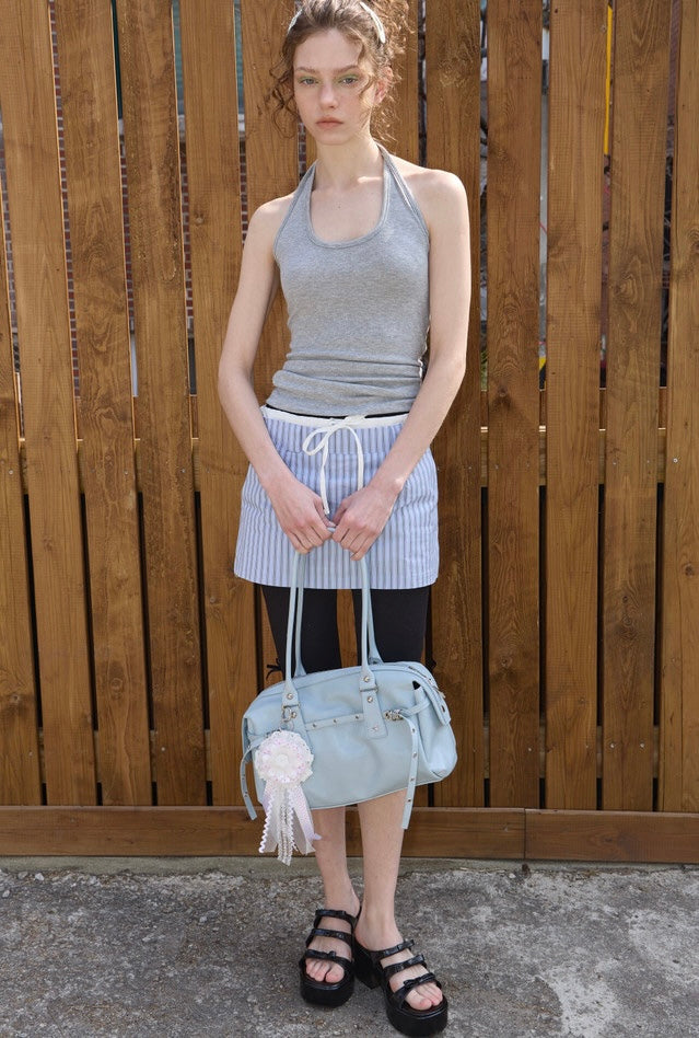 Leterie Belted Sera Bag 韓國選物🇰🇷腰帶水手袋［Made In Korea🇰🇷優雅學園風格 夏日感超高!］