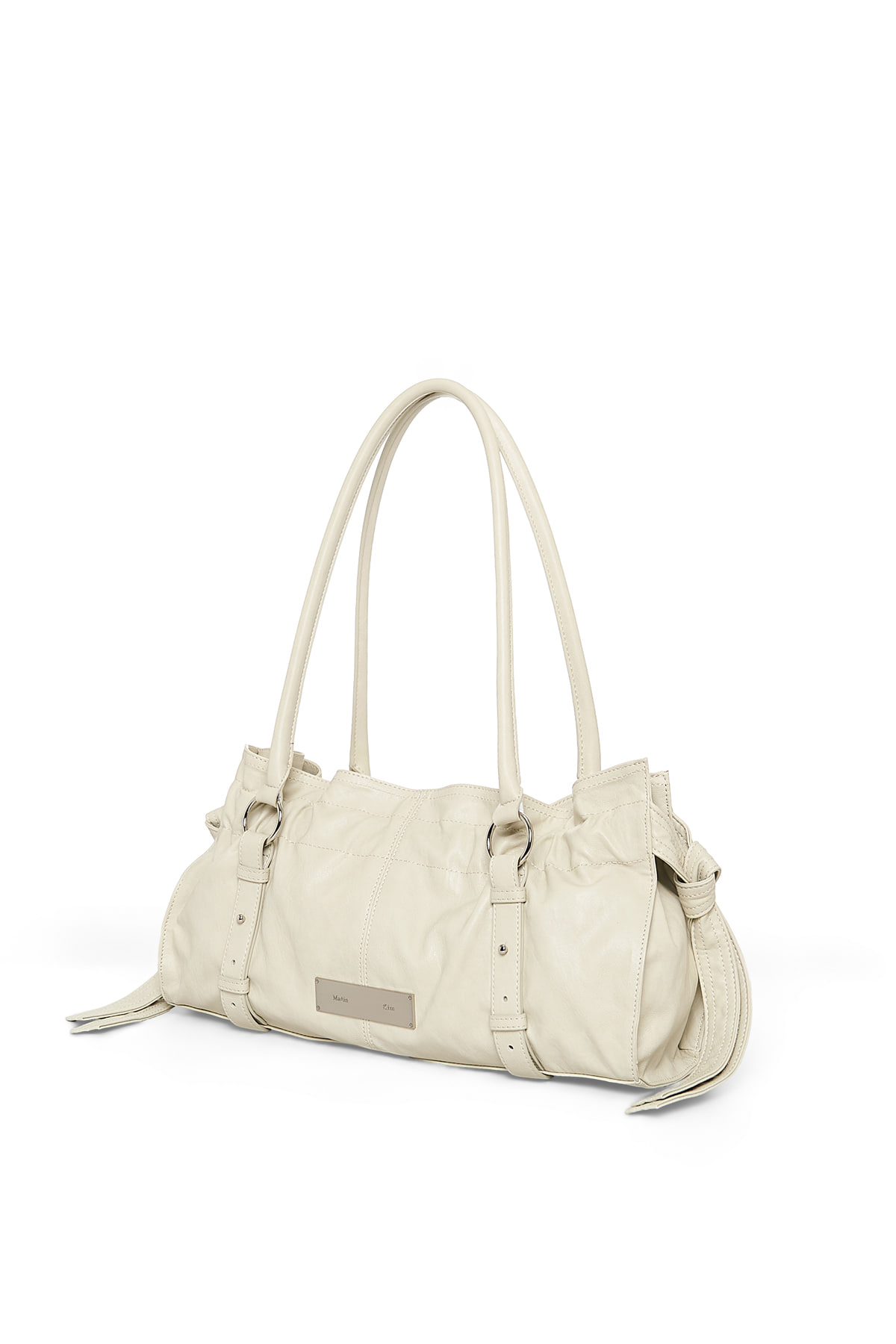 Matin Kim Shirring Tie Buckle Shoulder Bag 最新韓國選物🇰🇷雲朵皮帶扣腋下袋［超熱賣! 極簡Boyish風］