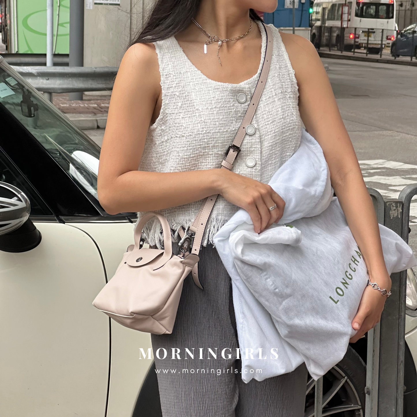 LONGCHAMP Le Pliage Xtra XS Handbag 真皮系列 [連長肩帶!]