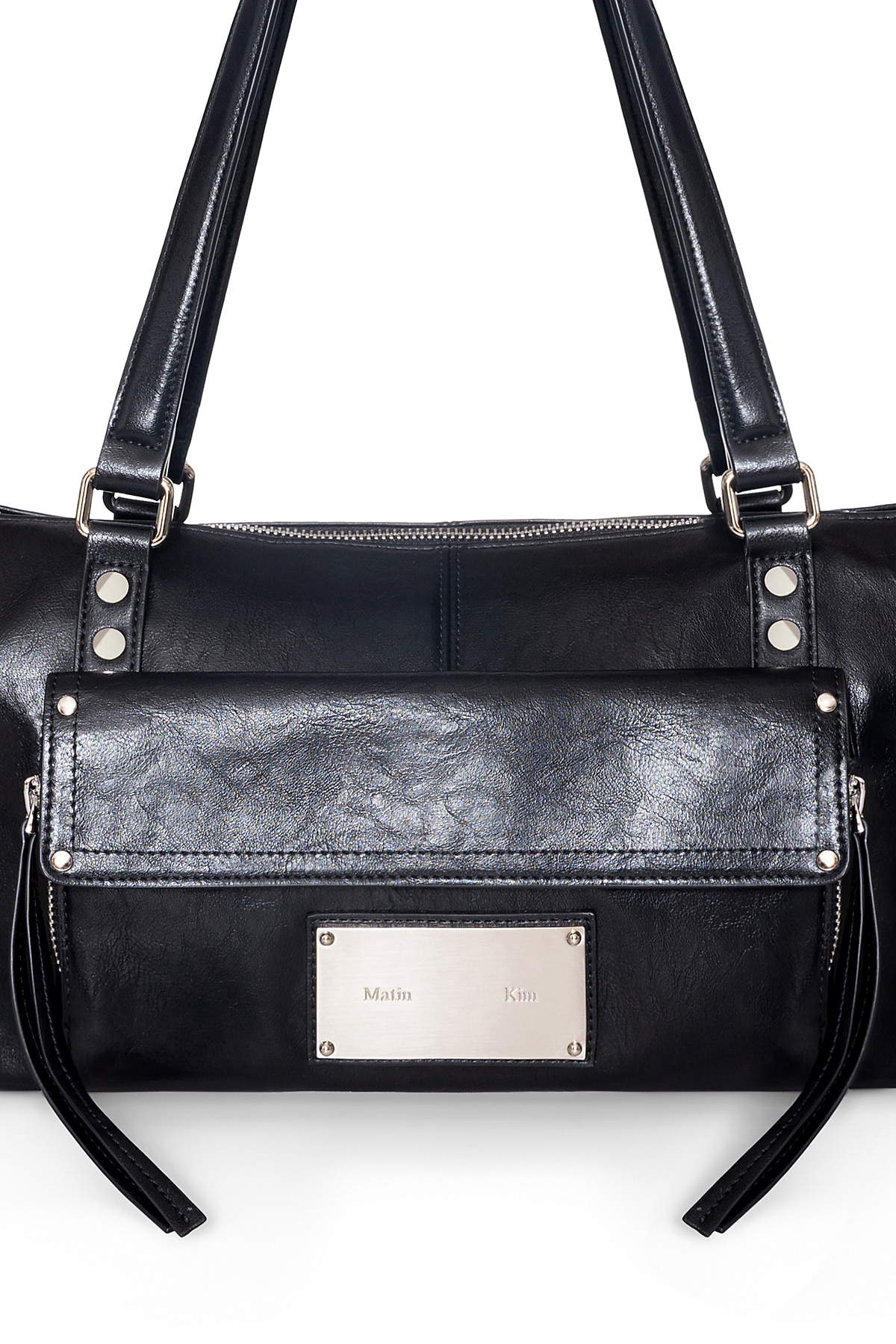 韓國選物🇰🇷 Matin Kim Flap Pocket Shoulder Bag 側拉鍊翻蓋口袋單肩包袋［沉穩復古盡顯知性魅力！］