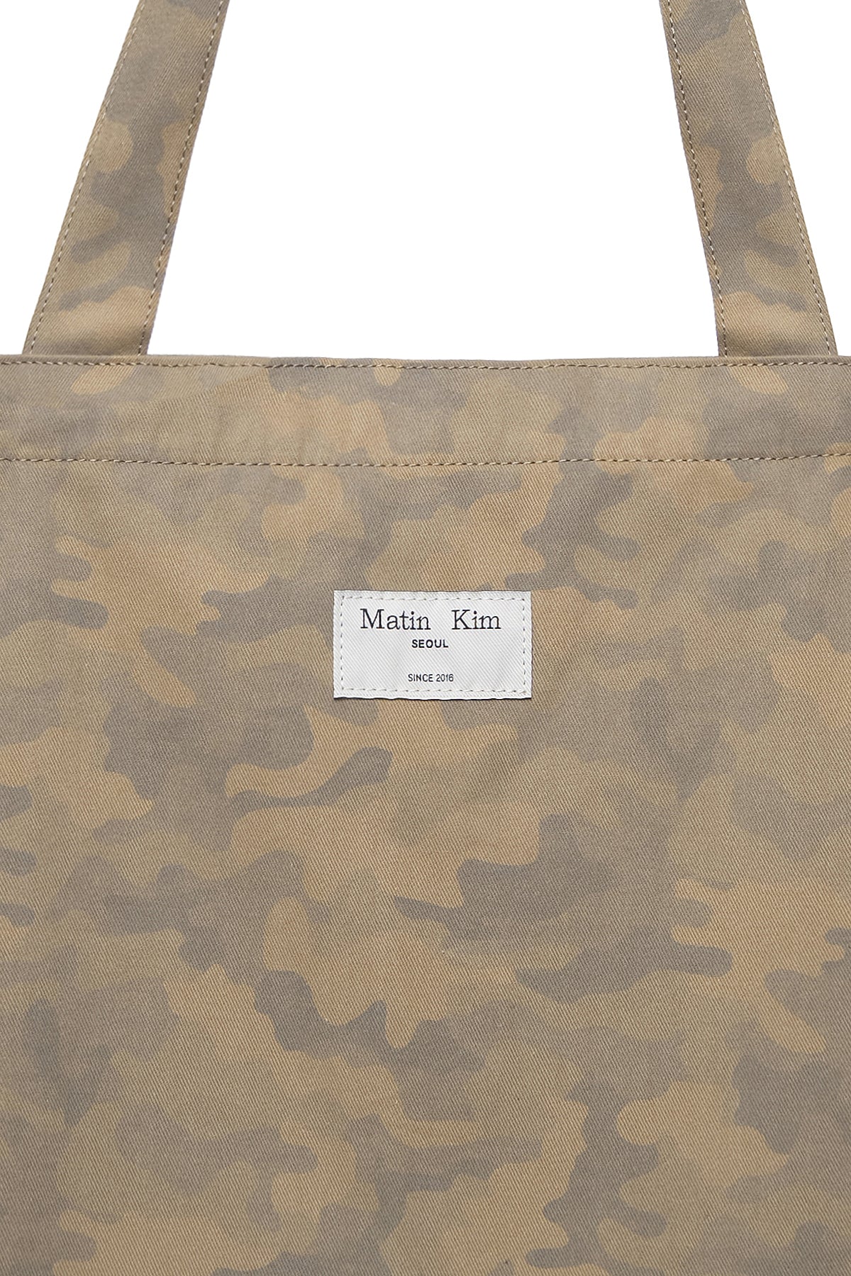 最新韓國選物🇰🇷 Matin Kim Matin Washed Pattern Ecobag 水洗迷彩布袋￼［復古水洗 豹紋迷彩隨性！］