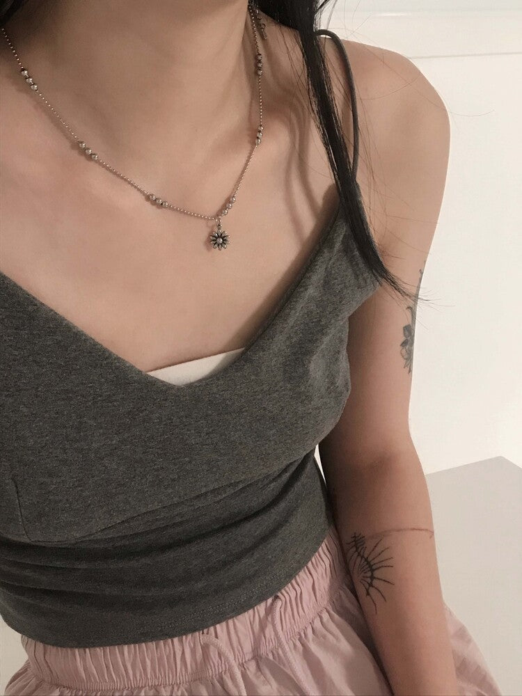 韓國選物🇰🇷OFUSE Flower Ball Necklace