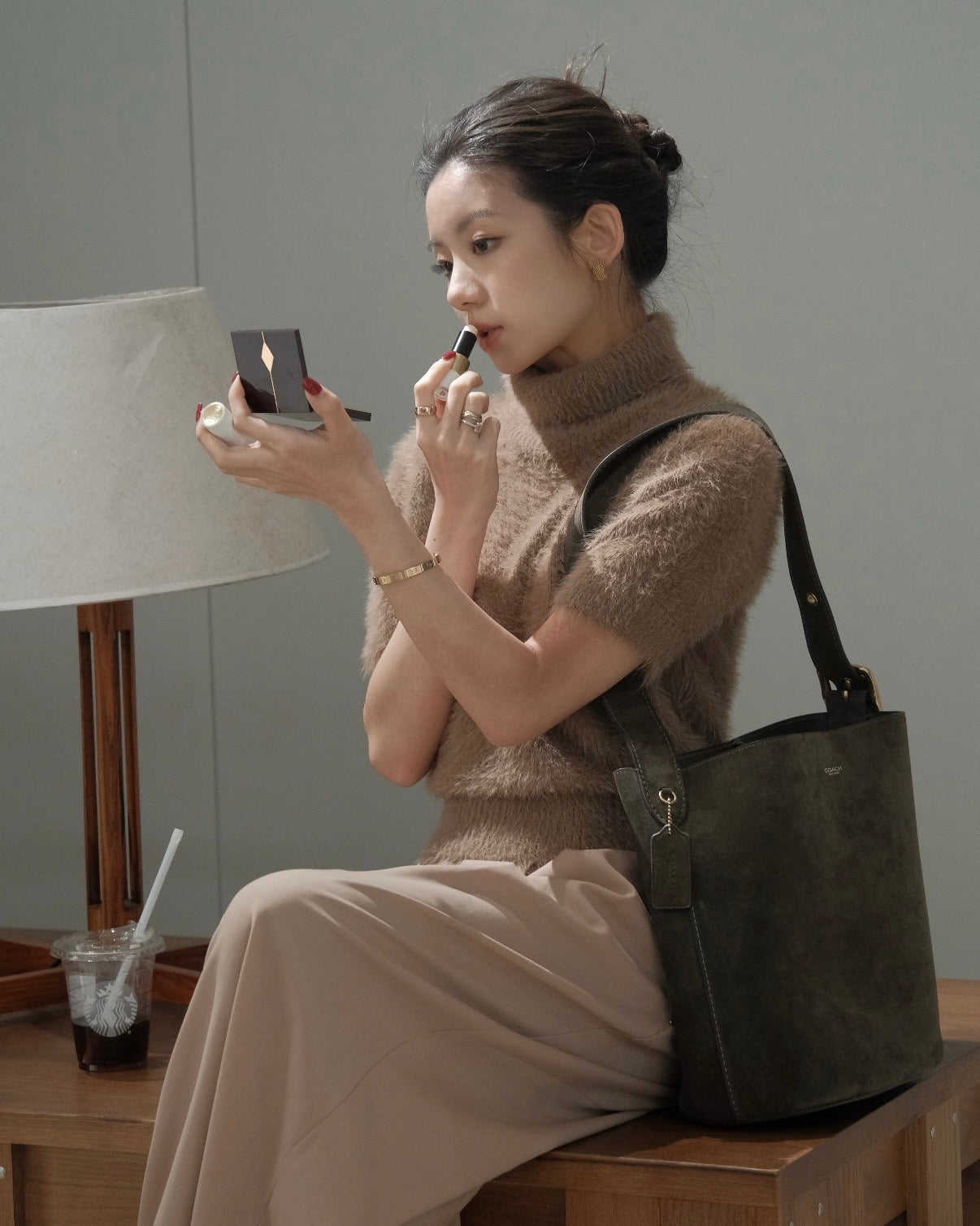 Coach Bleecker Bucket Bag 水桶袋［橄欖綠美國連線優惠中 大尺寸］