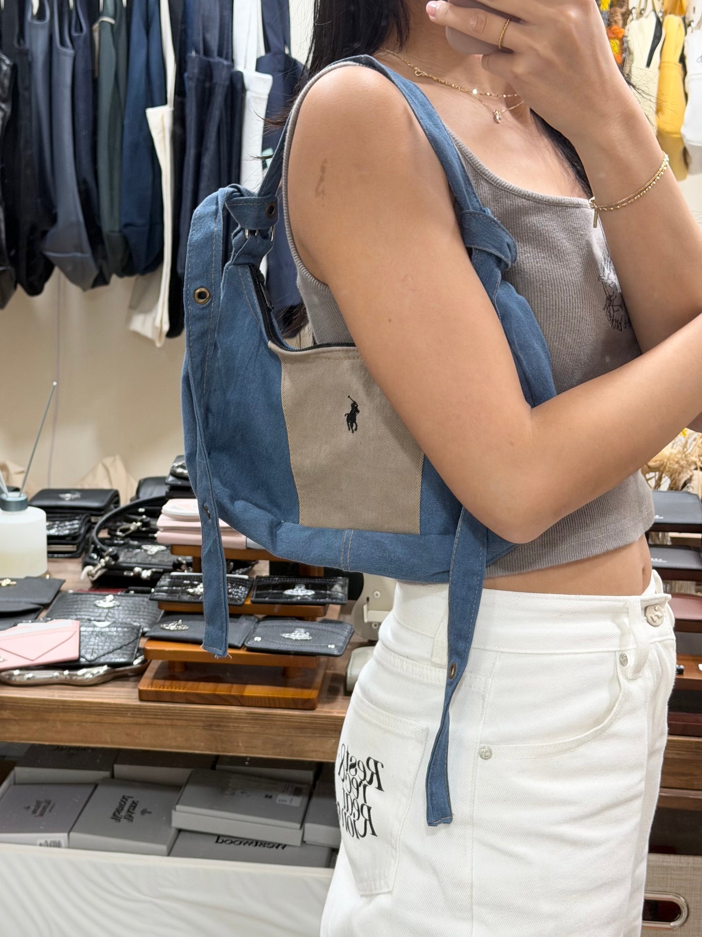 Thailand Remade Vintage Shoulder Bag [Only 1 of each style available! Free shipping to Hong Kong for orders of 2 or more!]