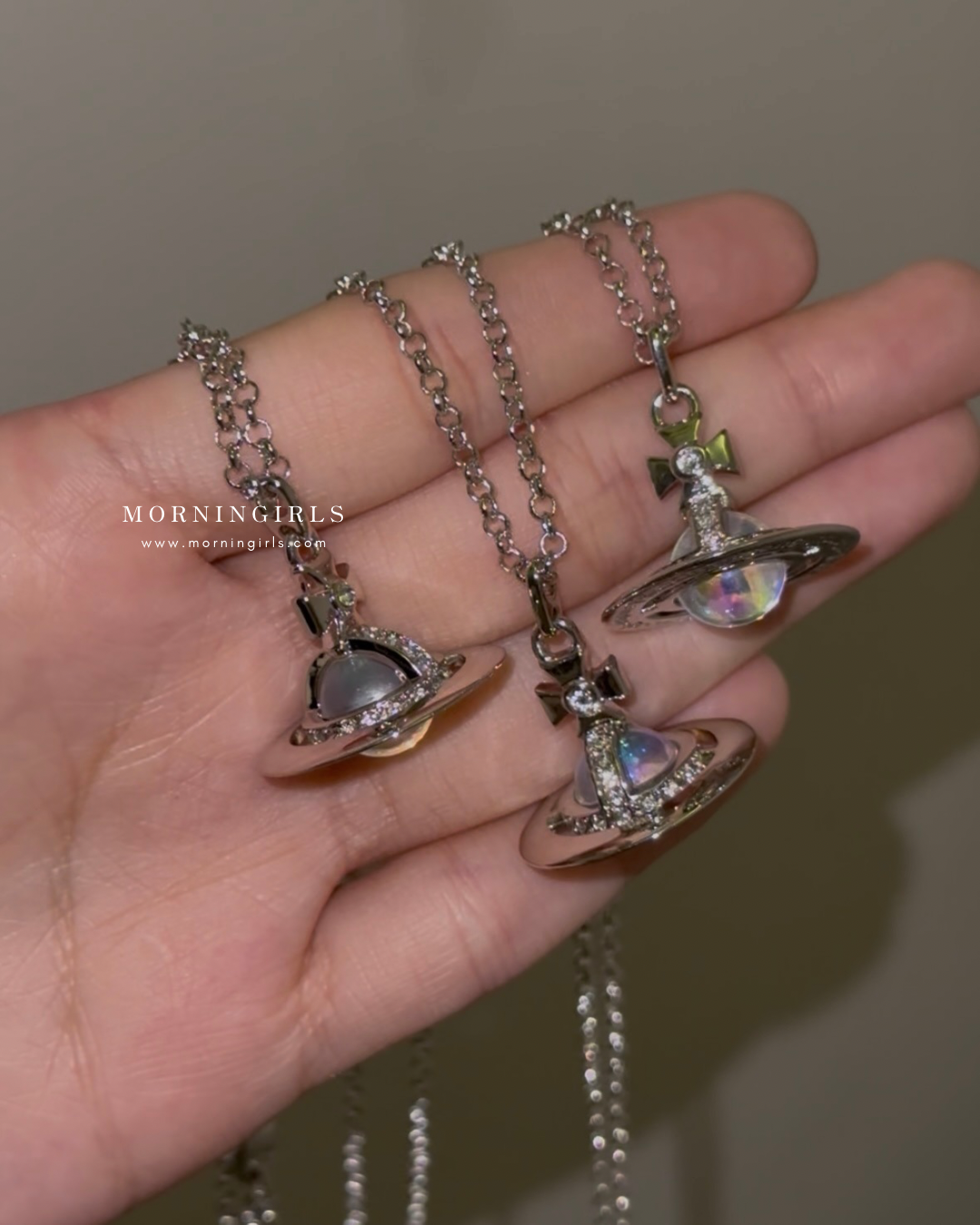 Vivienne Westwood ORB Pendant Crystal Necklace MEDIUM 鐳射幻彩限定色 [歐洲全斷貨!只接受預訂]