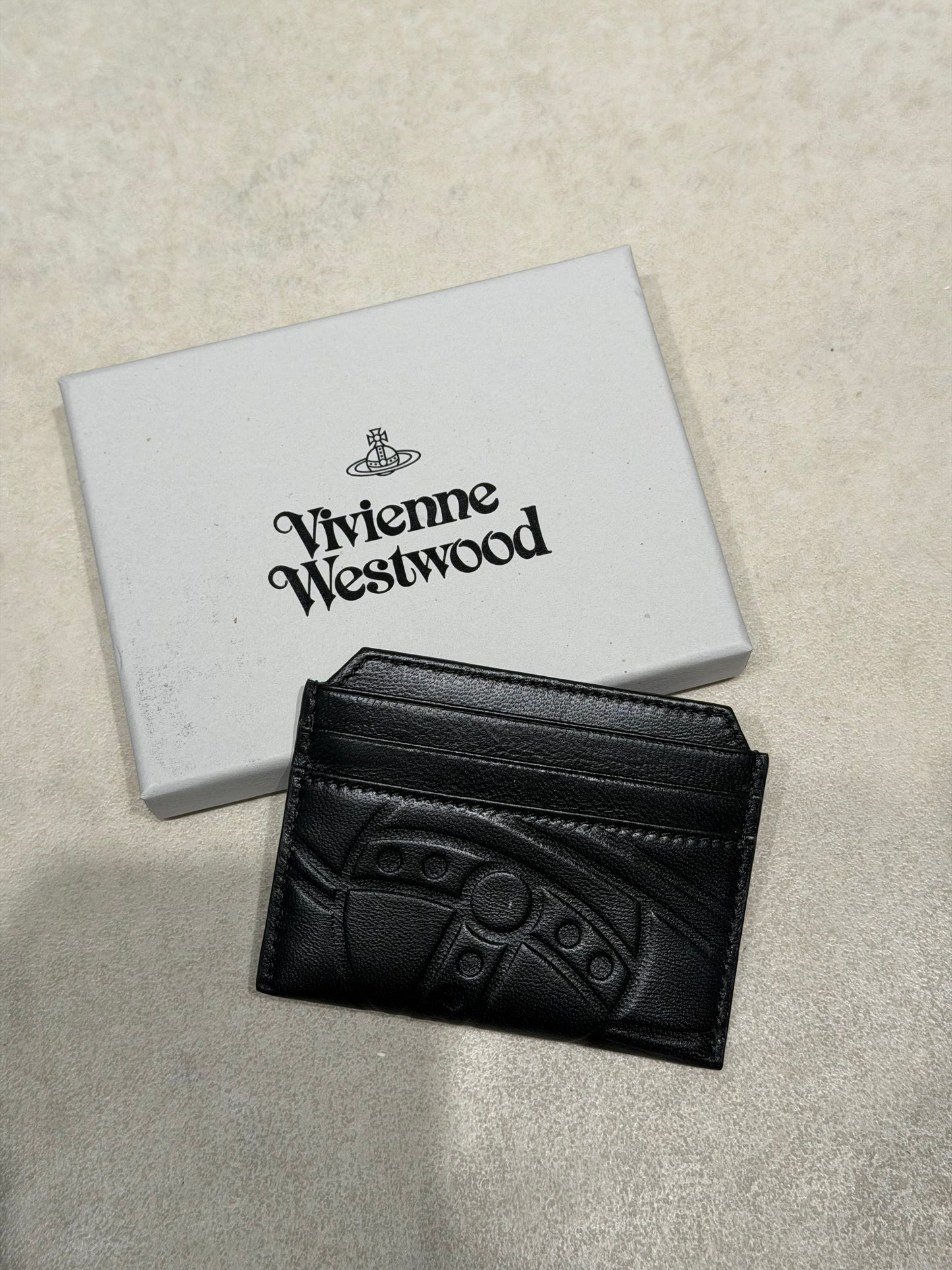 Vivienne Westwood Cardholder 超軟熟真皮星球壓紋卡套